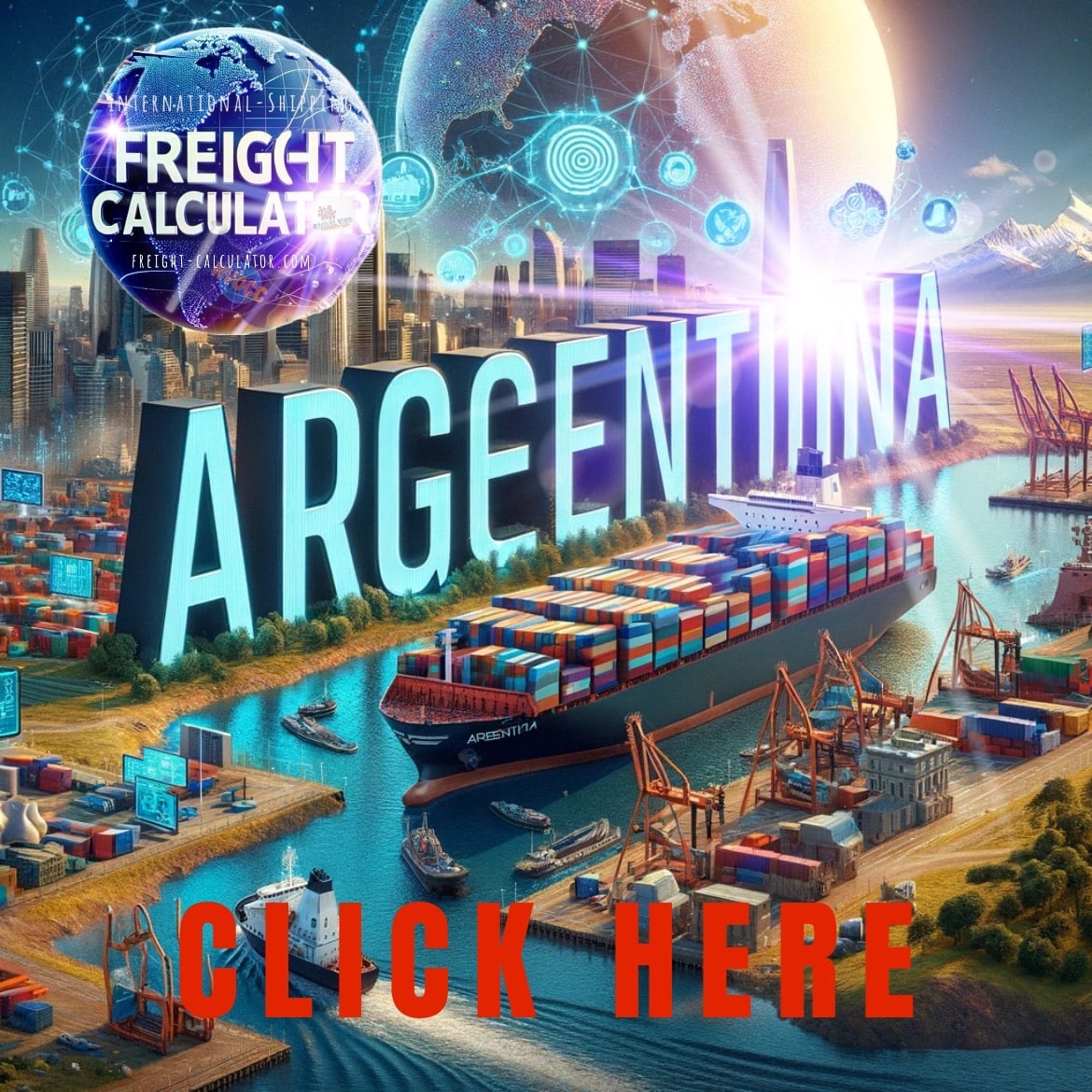 Shipping of Containers To Argentina Freight Calculator